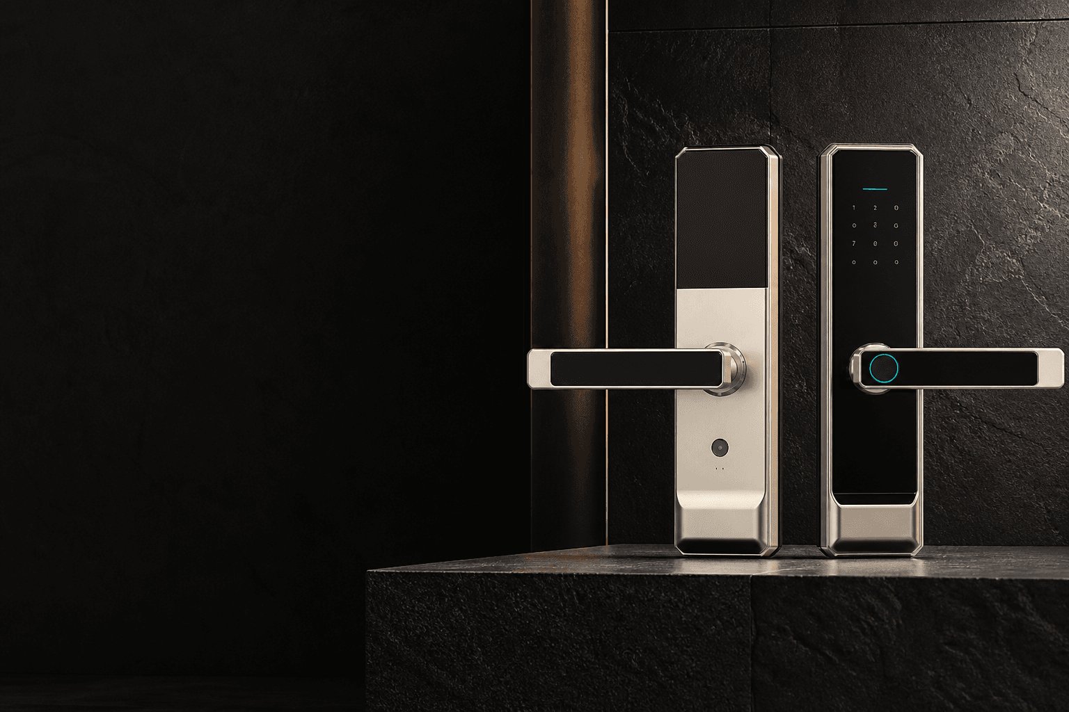 SINON smart door locks with biometric keypad and fingerprint access